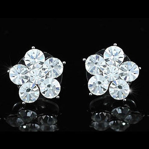 Wholesale Free Shipping 3 Carat Silver, Pink, Blue Flower