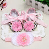 Ivory newborn Booties christening shoes