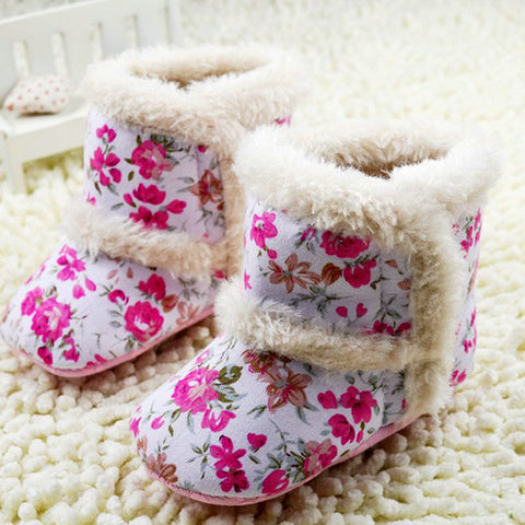 Toddler Baby Girl Flower Floral Print Baby Shoes