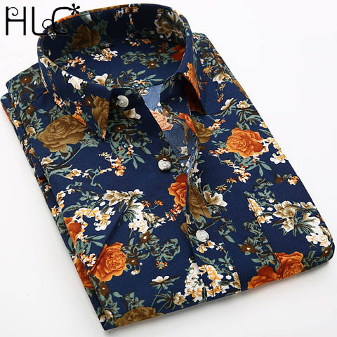 New 2016 Fashion Mens Hawaiian Shirts Male Short