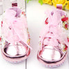 Newborn Baby Kids Girls Floral Anti-slip Shoes